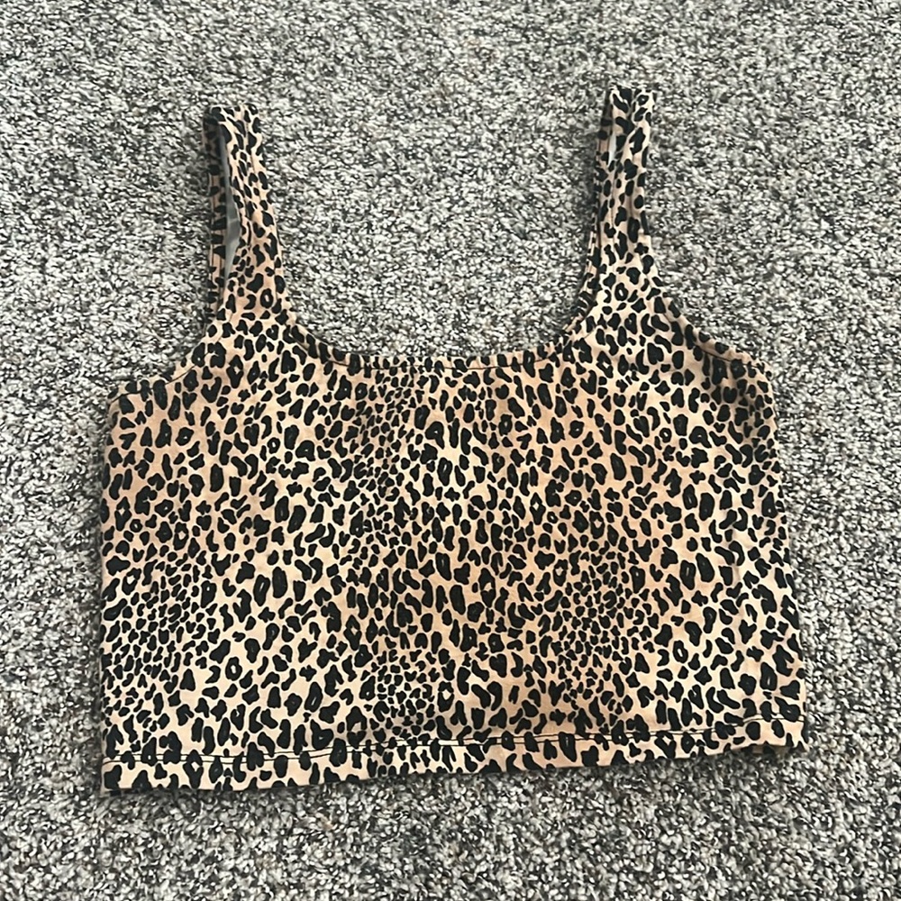 Cheetah Print Tank Top